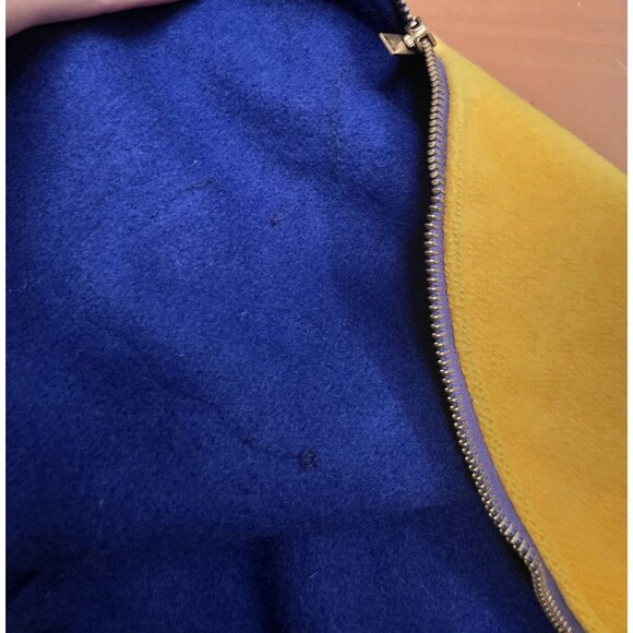 Vintage Kandel Varsity Jacket Size 40 Blue Gold Wool Letterman 70's Retro - Picture 5 of 16